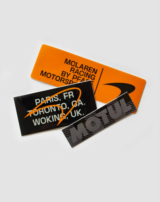 McLaren Pfaff Sticker Pack